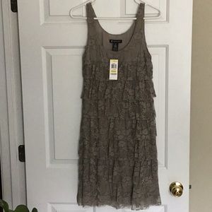 Never worn tiered lace dress